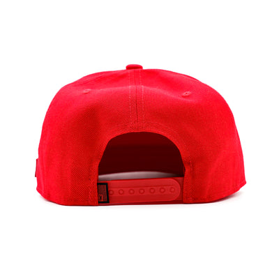 Victory Lap Limited Edition Snapback - Red/White - Back