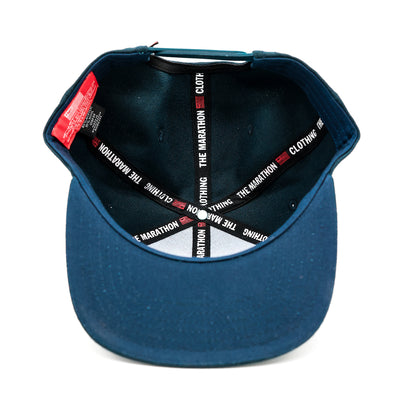 Victory Lap Limited Edition Snapback - Navy/White - Interior