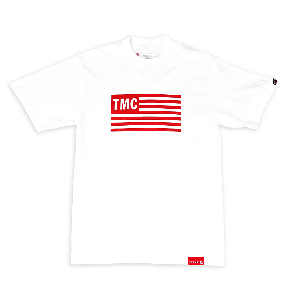 Limited Edition TMC Flag T-Shirt - White/Red - Front