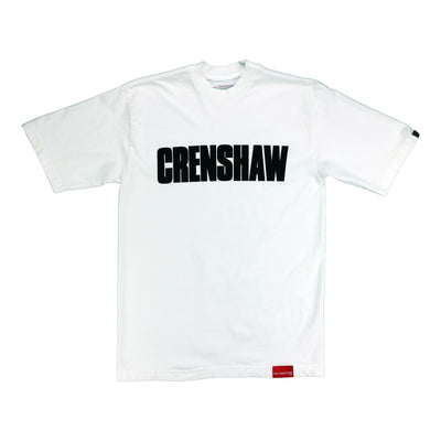 Limited Edition 91 Crenshaw T-Shirt - White/Black - Front