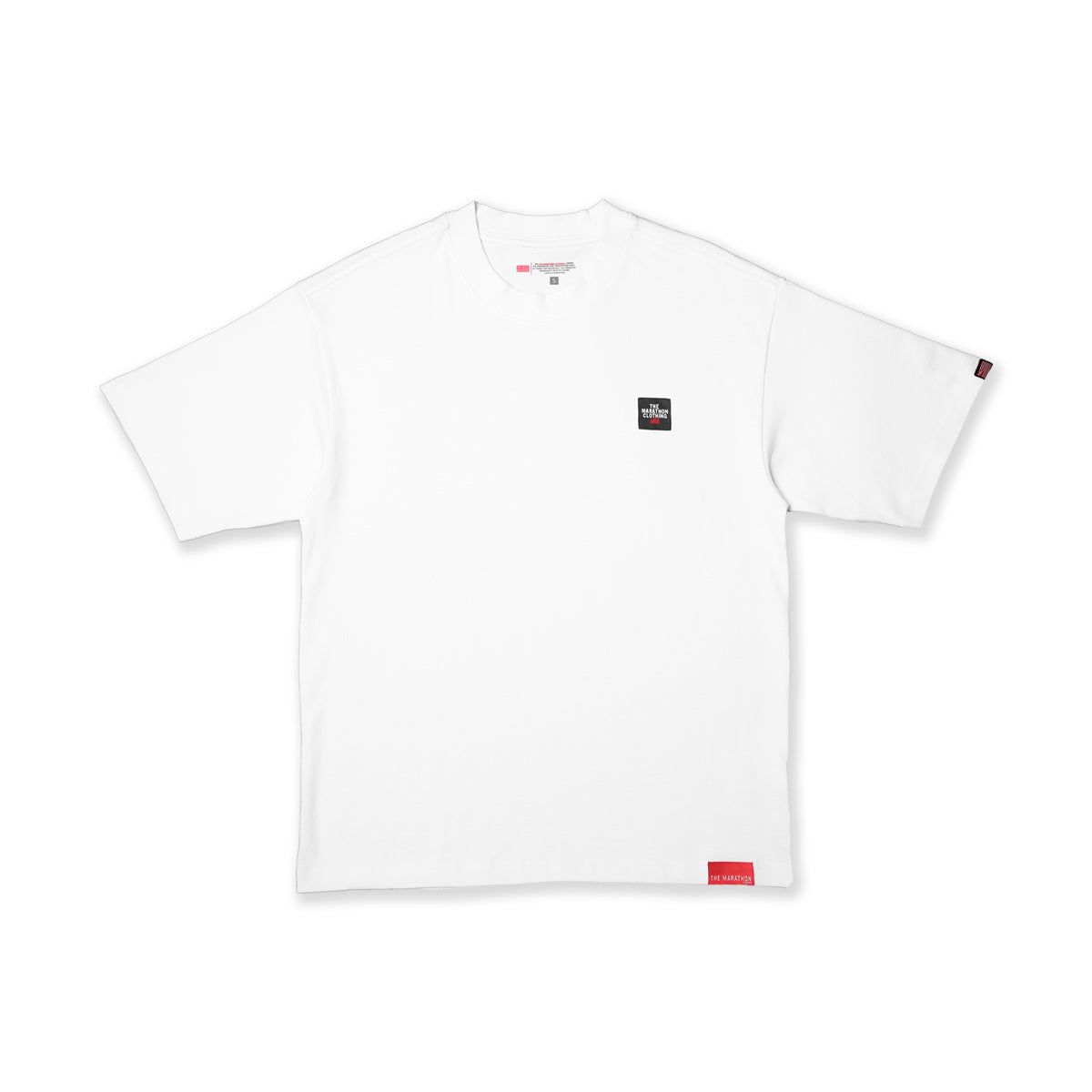 MCM★素敵！ Brass Plate T-shirt In White Marathon Woven Stacked Logo T- Shirt - White – The Marathon