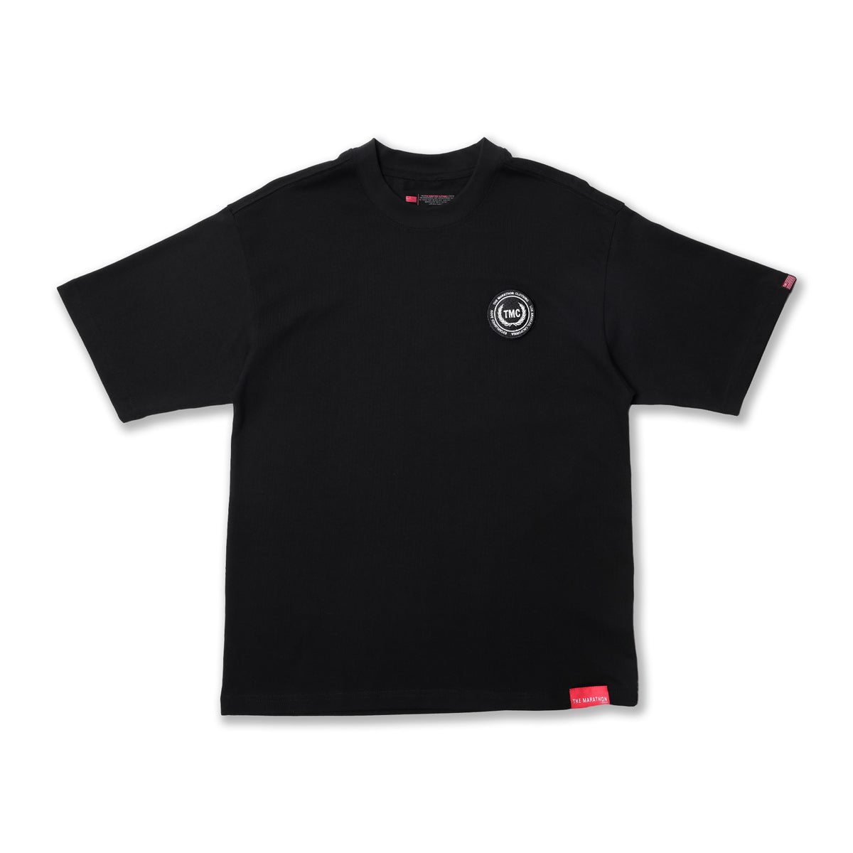 【LOW CLASSIC】 LOGO-PATCH WOOL JERSEY WARM T-SHIRT /追跡付 LOW CLASSIC