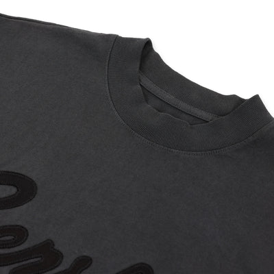 Special Edition Vintage Twill Crenshaw T-Shirt - Vintage Black - Neck Detail