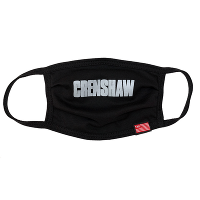 '91 Crenshaw Face Mask - Black-The Marathon Clothing