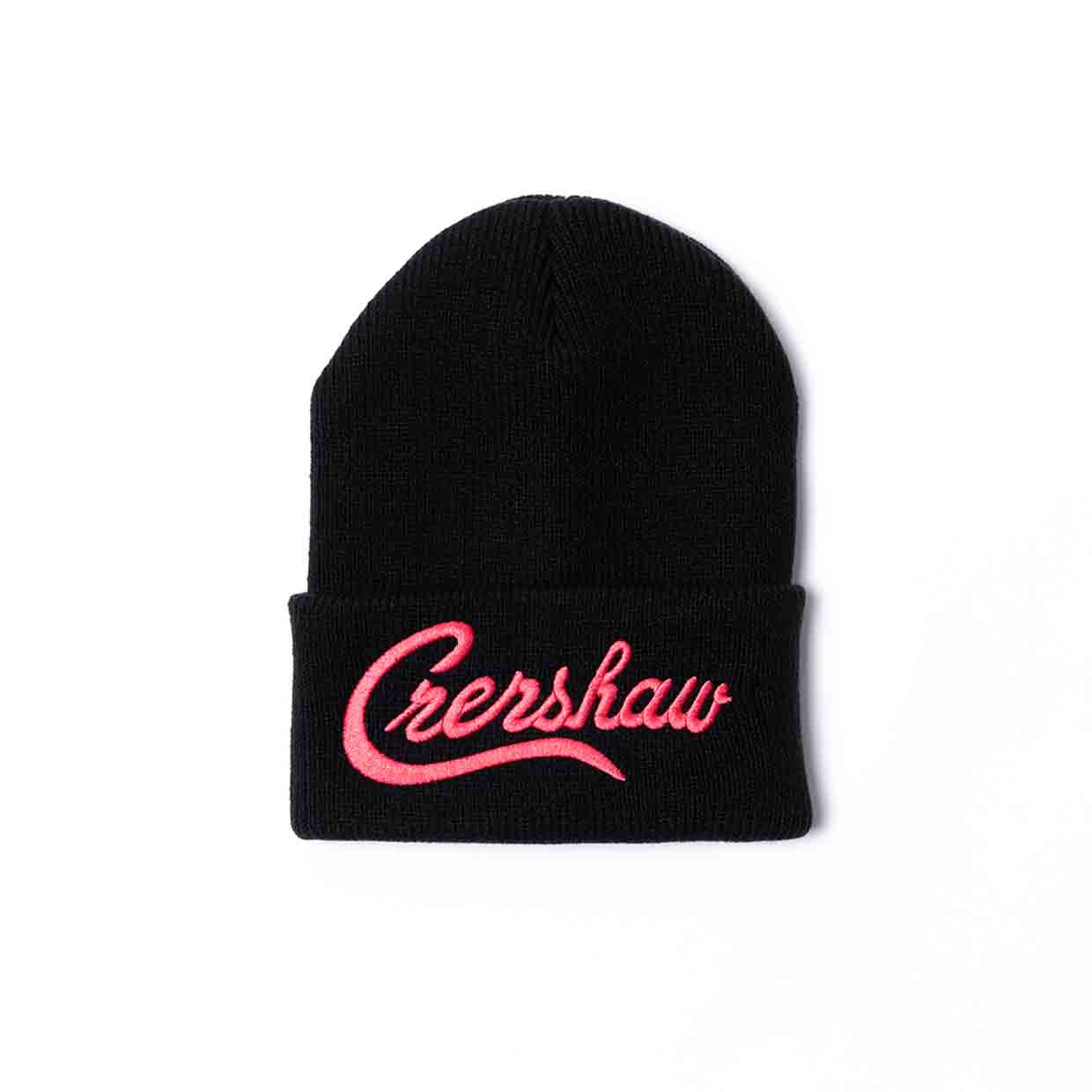 Crenshaw Limited Edition Heavyweight Beanie - Black/Pink – The