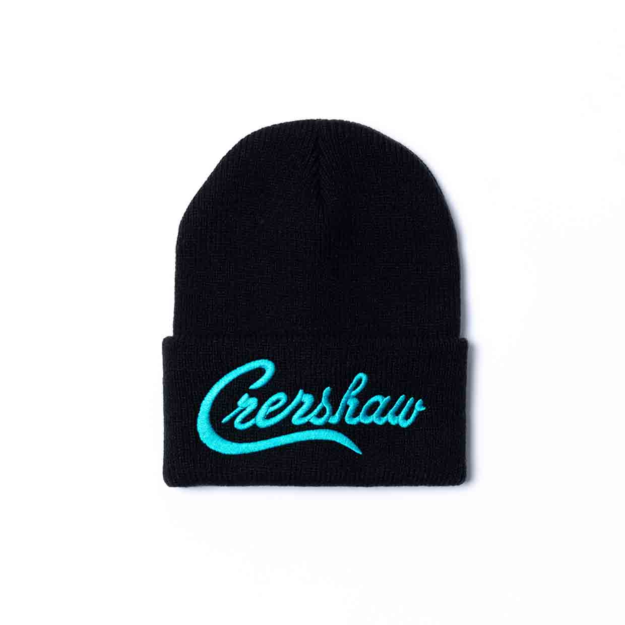 Crenshaw Limited Edition Heavyweight Beanie - Black/Teal – The