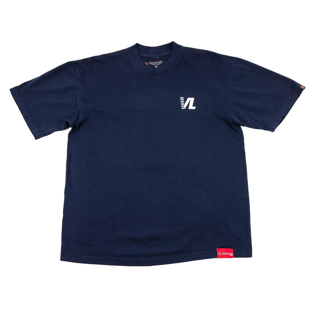Victory Lap VL T-Shirt - Navy/White – The Marathon Clothing