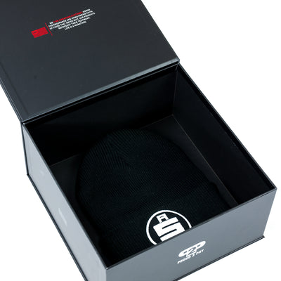 All Money In Limited Edition Heavyweight Beanie - Black/White with Custom Box.