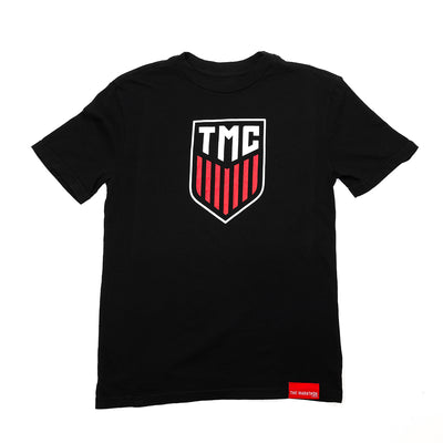 TMC Crest Kid's T-Shirt - Black - Front
