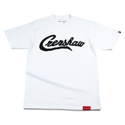 Crenshaw T-Shirt - White/Black - Front