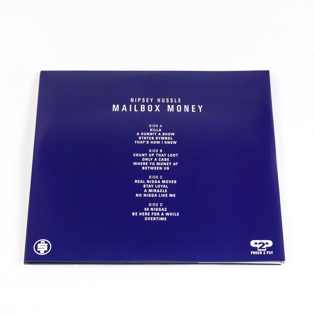 Nipsey Hussle Mailbox Money Vinyl Record Back