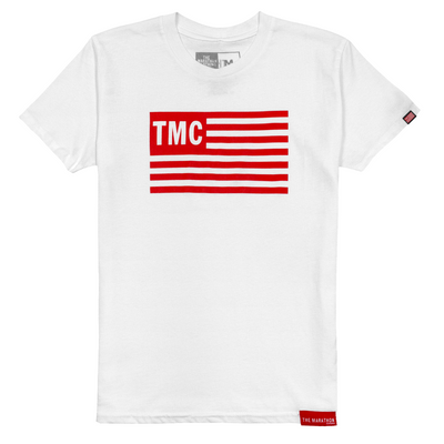 TMC Flag Kid's T-Shirt - White-The Marathon Clothing