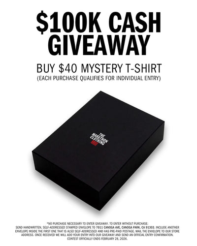 The Marathon Clothing $100K Cash Giveaway Mystery T-Shirt