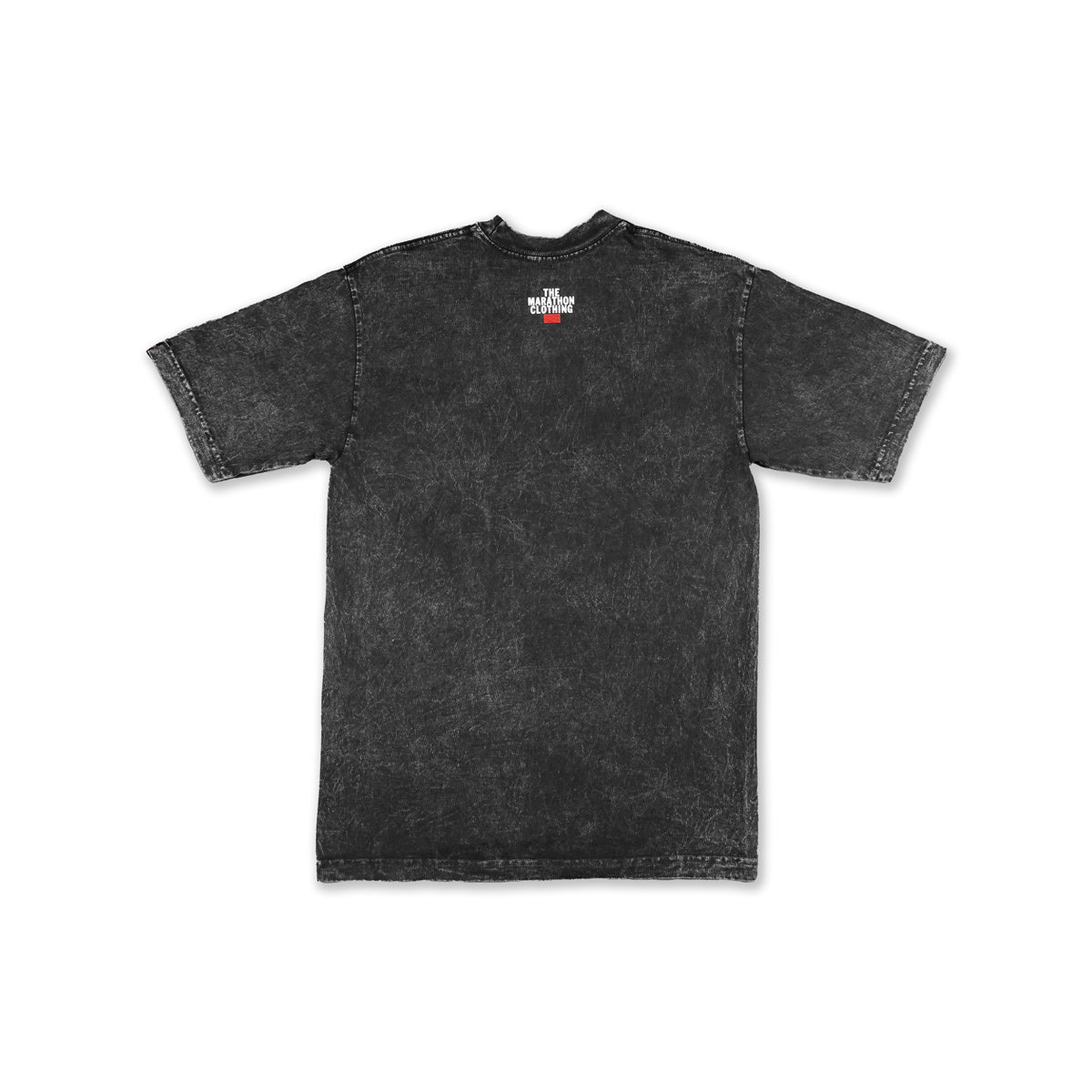 All Money Records Vintage T-Shirt - Washed Carbon Black/Black - Back
