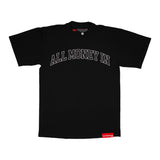 All Money In Text T-Shirt - White/Black
