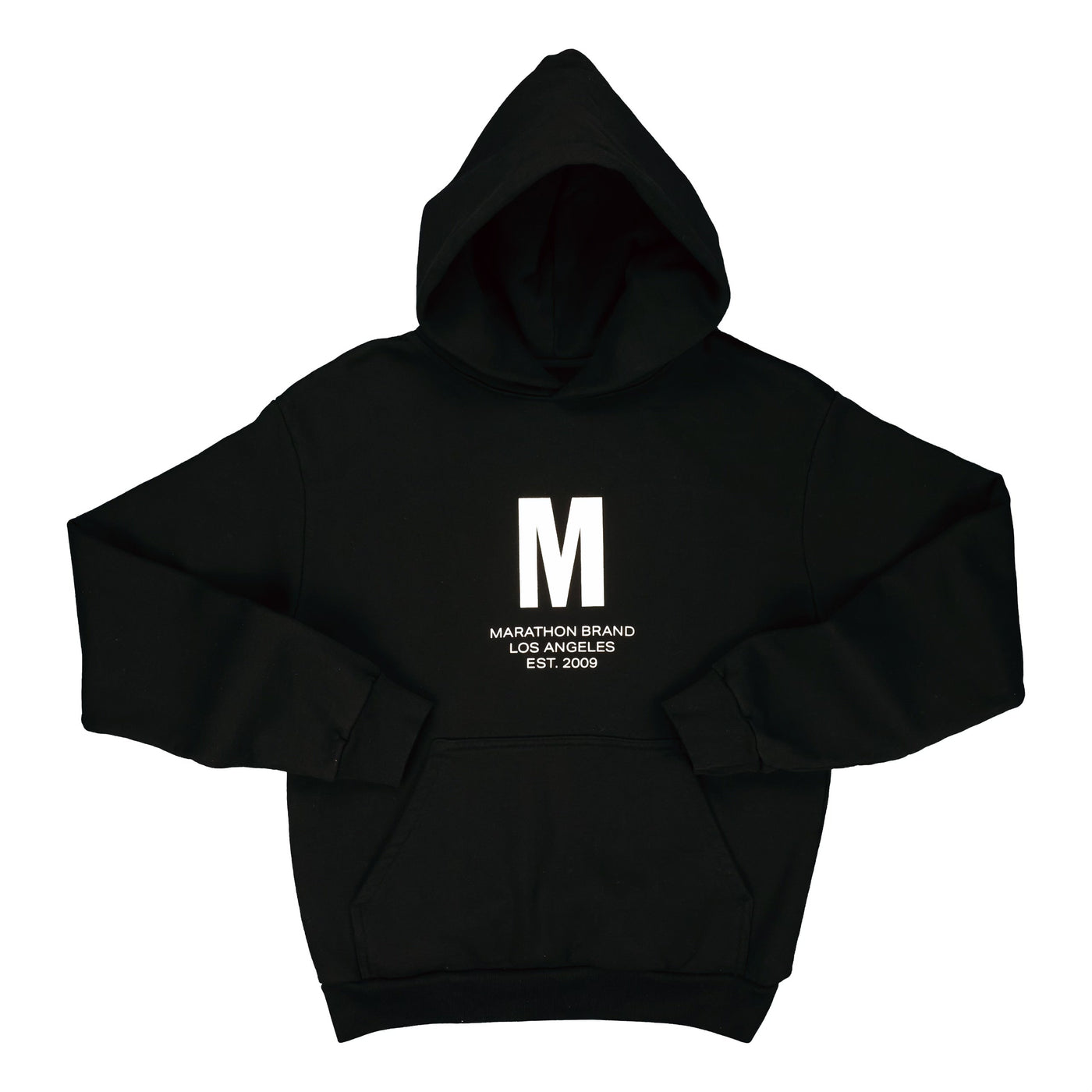 Big M Hoodie - Black/White - Front