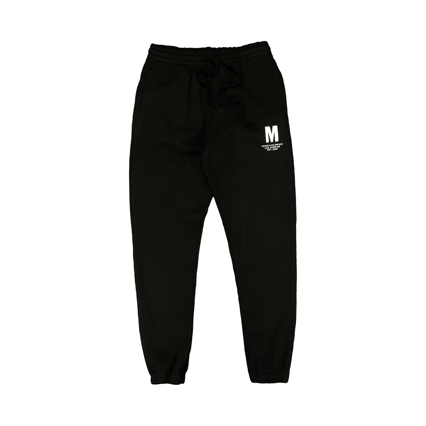 Big M Sweatpants - Black/White - Front