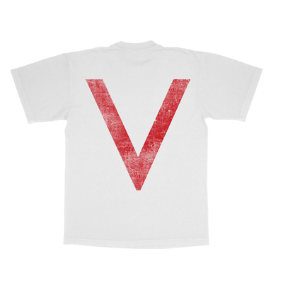 Marathon V for Victory Bulletproof T-Shirt - White - Back