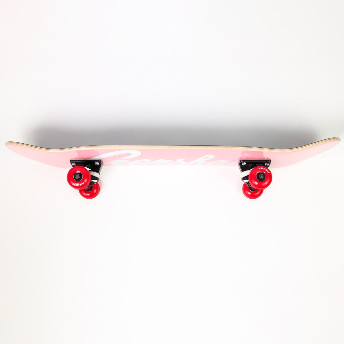 Limited Edition Crenshaw Skateboard - Light Pink/White - Side