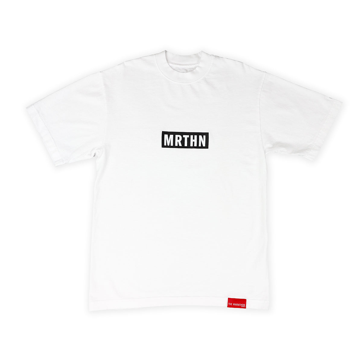 MRTHN T-shirt - White/Black - Front