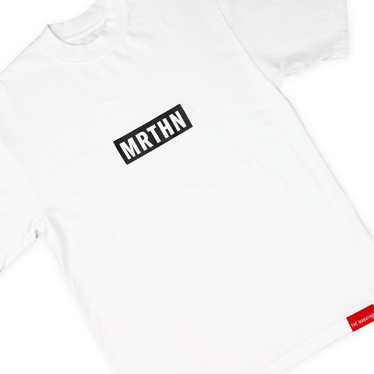 MRTHN T-shirt - White/Black - Detail