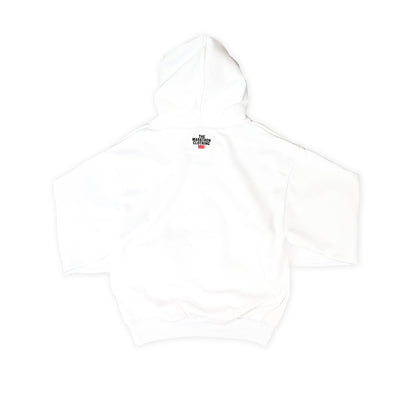 Leo The Marathon Lion (Crenshaw Hoodie) Hoodie - White - Back