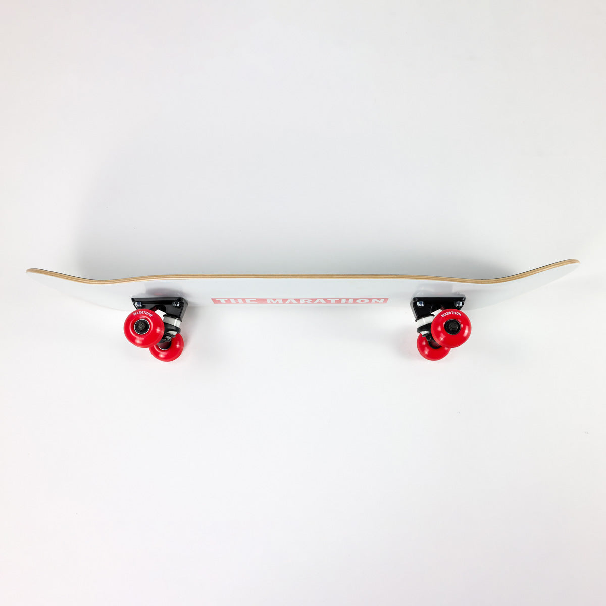 Limited Edition Marathon Bar Skateboard - White - Side