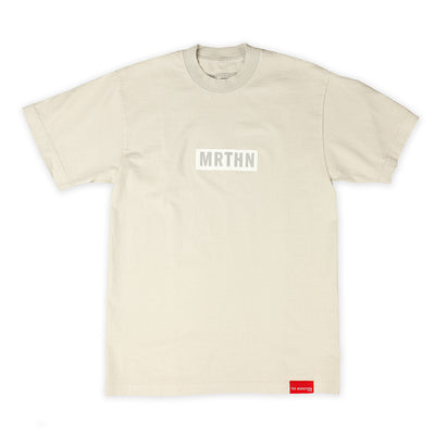 MRTHN T-shirt - Heather Grey/White - Front