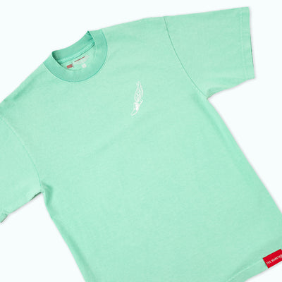 Property Of Marathon T-Shirt - Teal - Front Detail