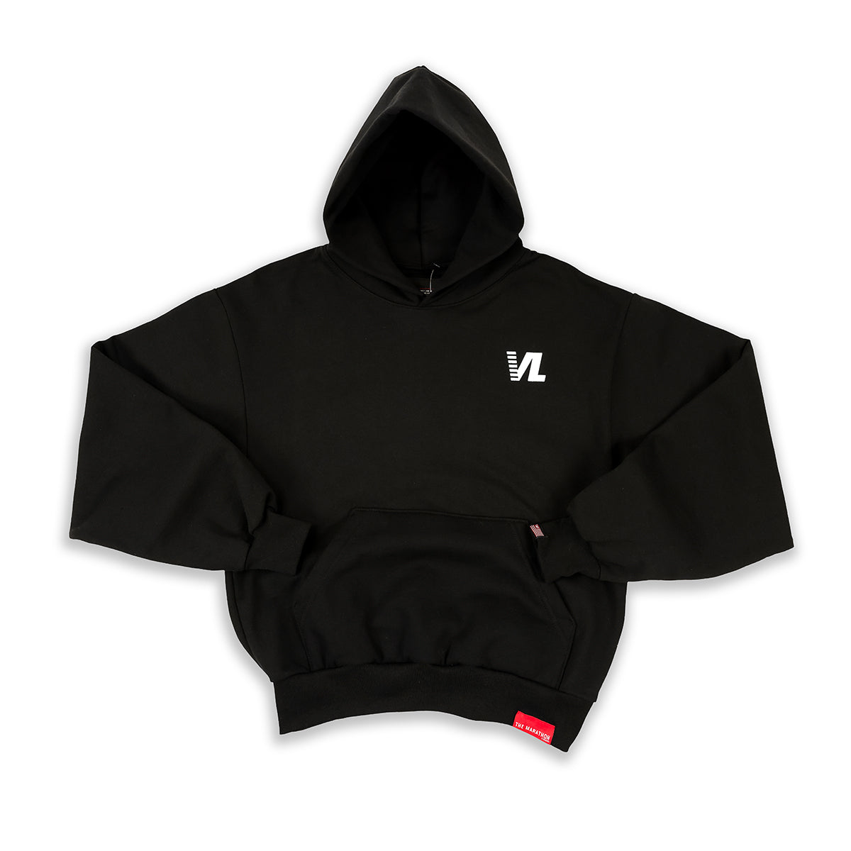 Victory Lap VL Hoodie - Black/White - Front