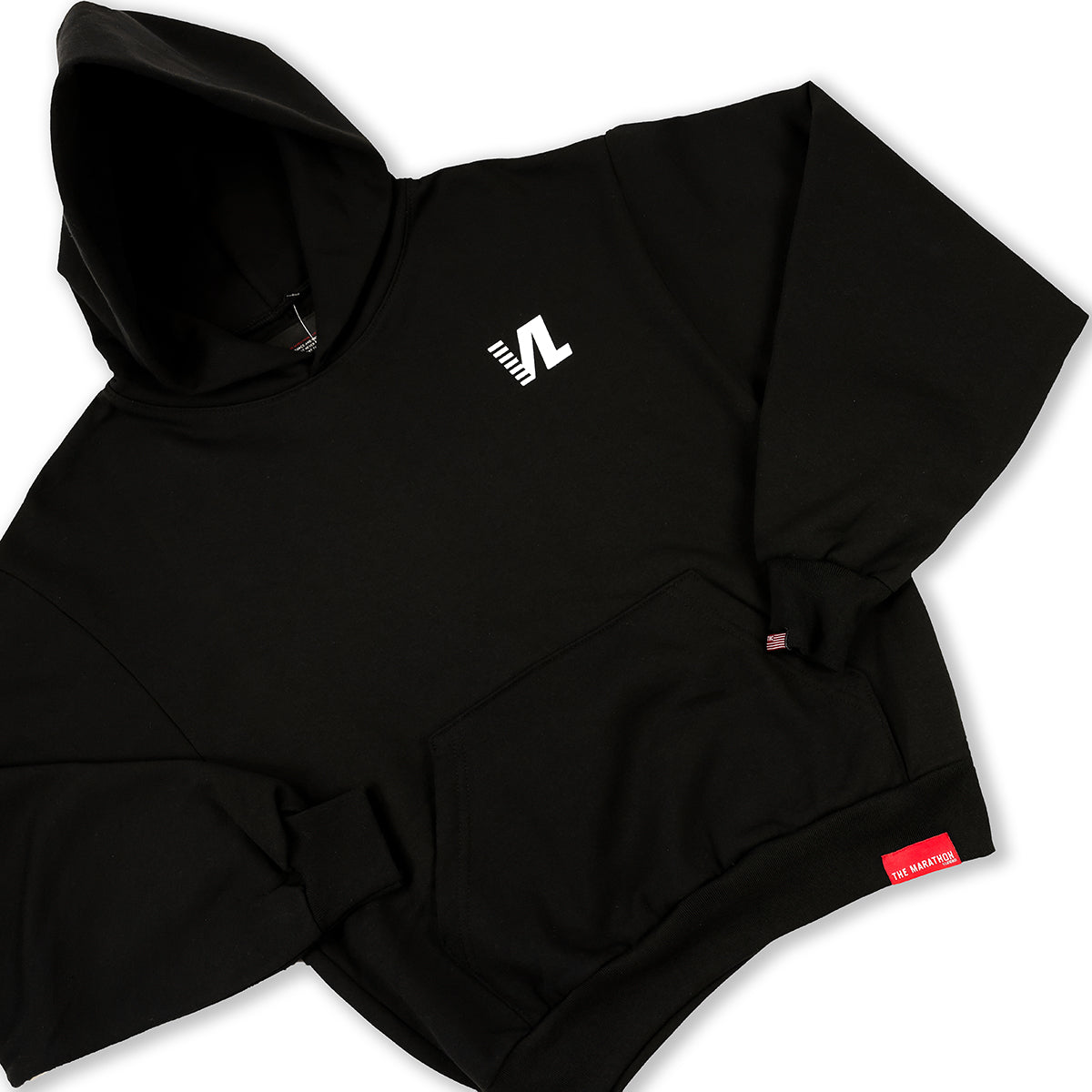 Victory Lap VL Hoodie - Black/White - Detail