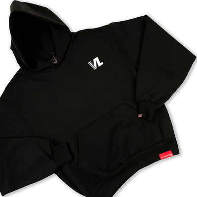 Victory Lap VL Hoodie - Black/White - Detail