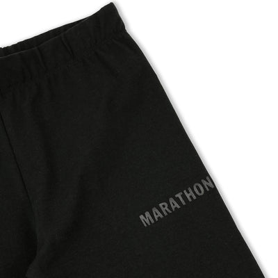 Women's Marathon Garment Dyed Leggings - Black - Detail