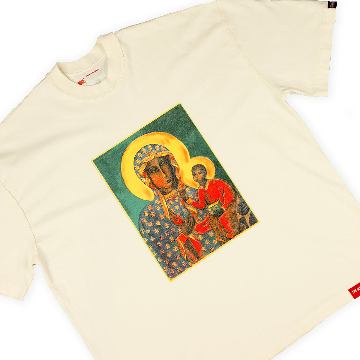 Black Madonna T-Shirt - White - Detail