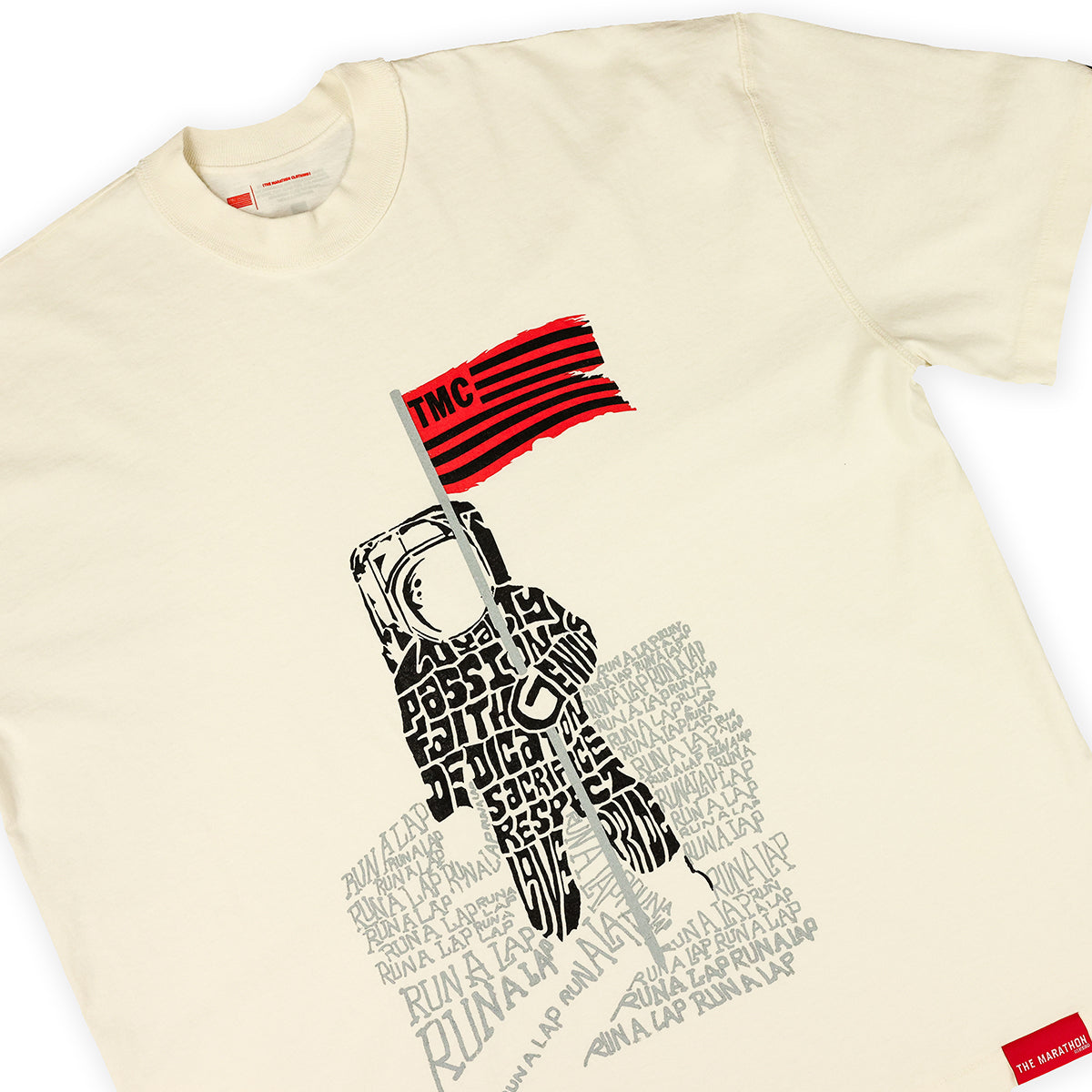 TMC Moon Man T-Shirt - White - Detail