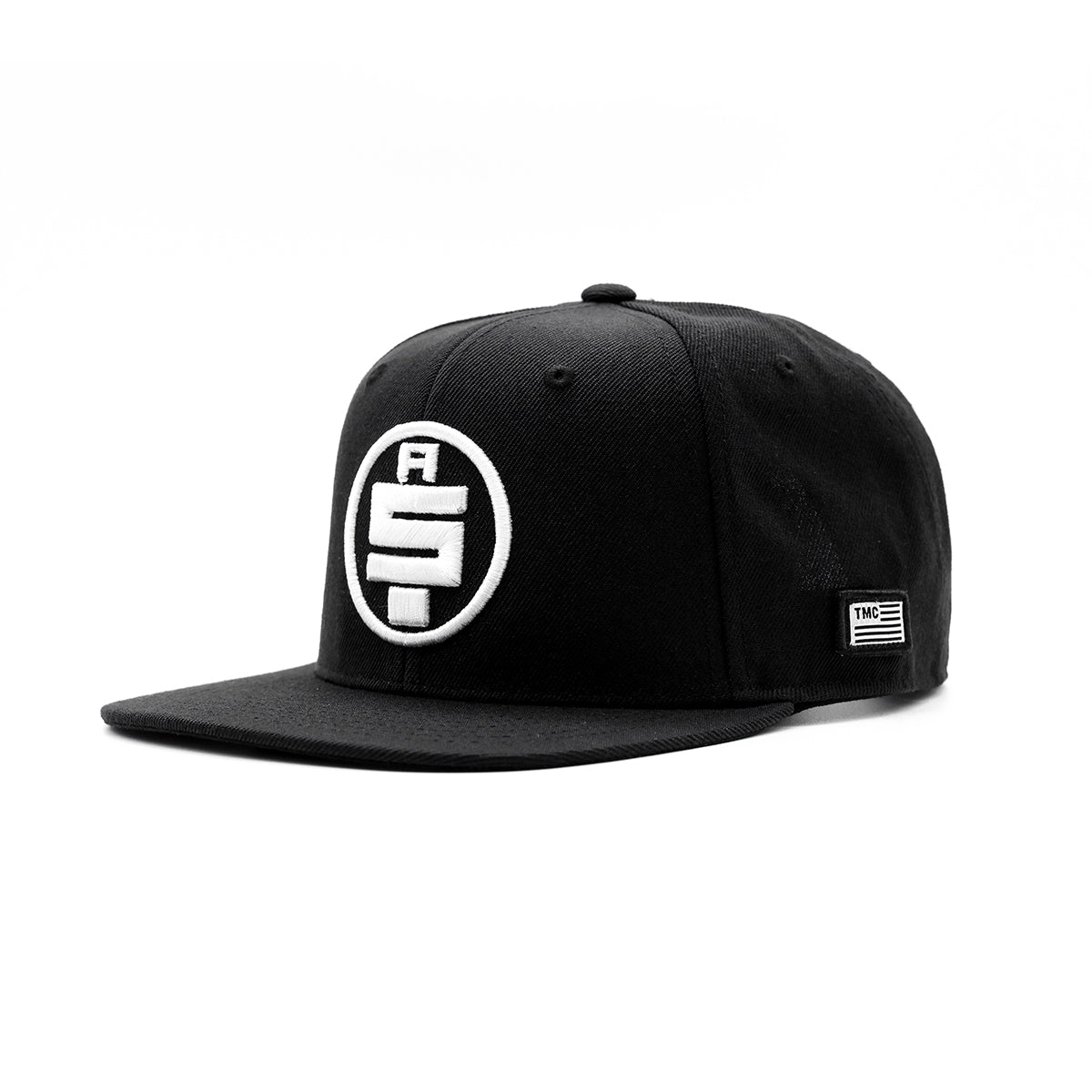 All Money In Limited Edition Snapback - Black/White - Angle
