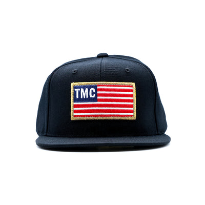 TMC Flag Patch Limited Edition Snapback - Black - Front