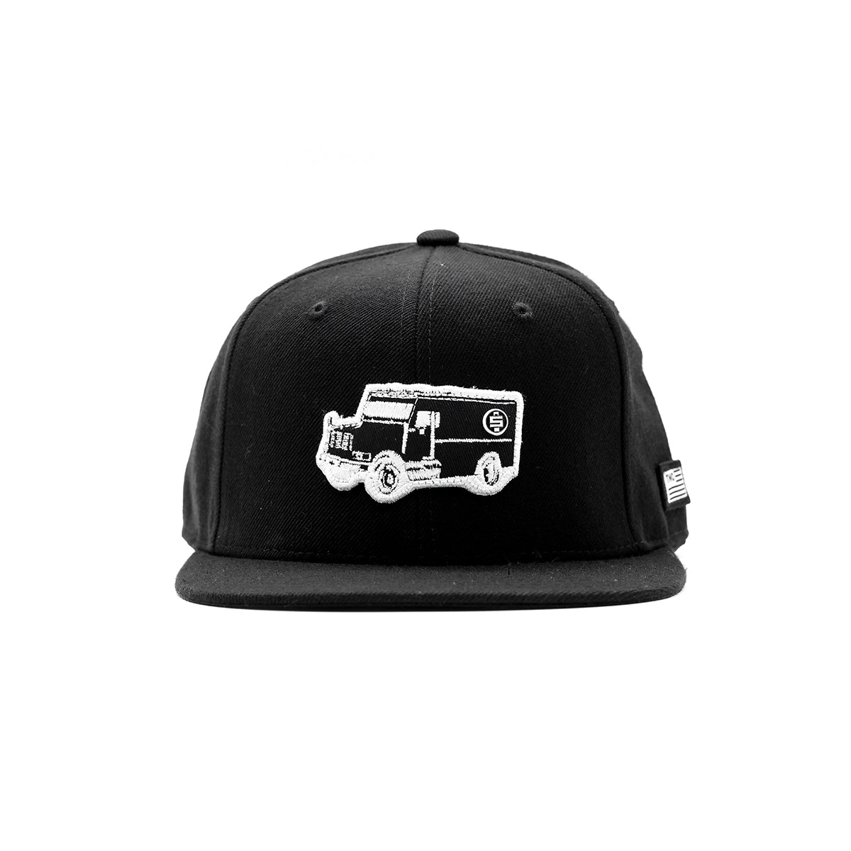 All Money In Armored Truck Limited Edition Snapback - Black/White - Front