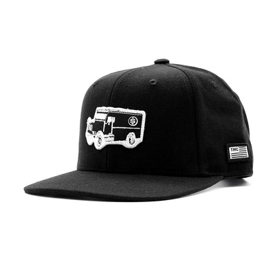 All Money In Armored Truck Limited Edition Snapback - Black/White - Angle