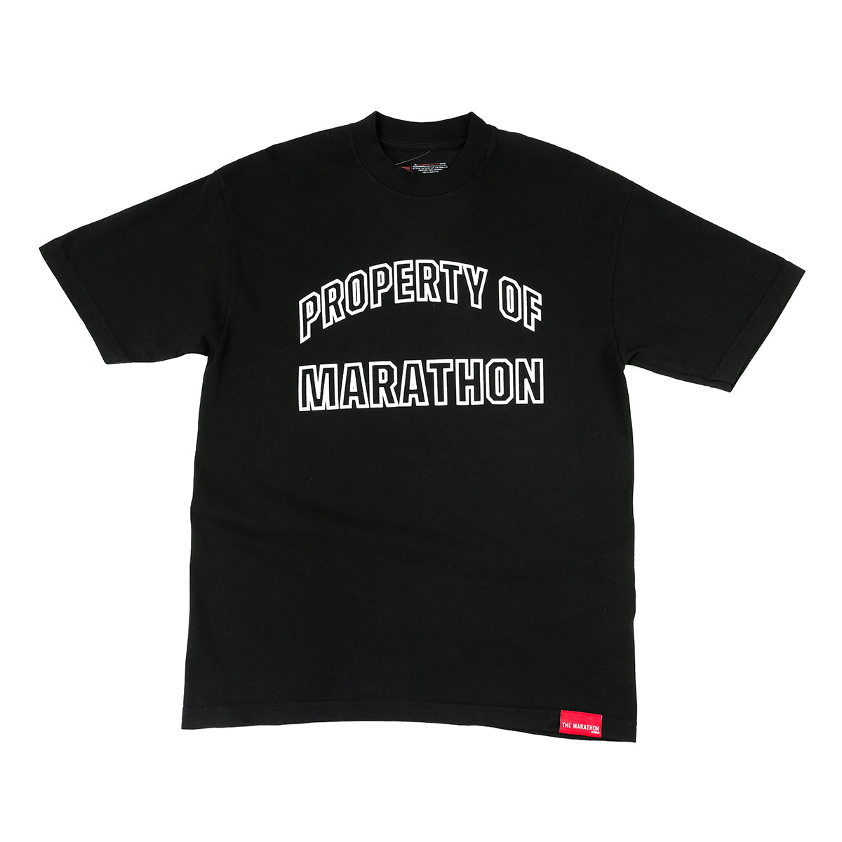 Marathon Property T-Shirt - Black - Front