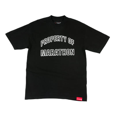 Marathon Property T-Shirt - Black - Front