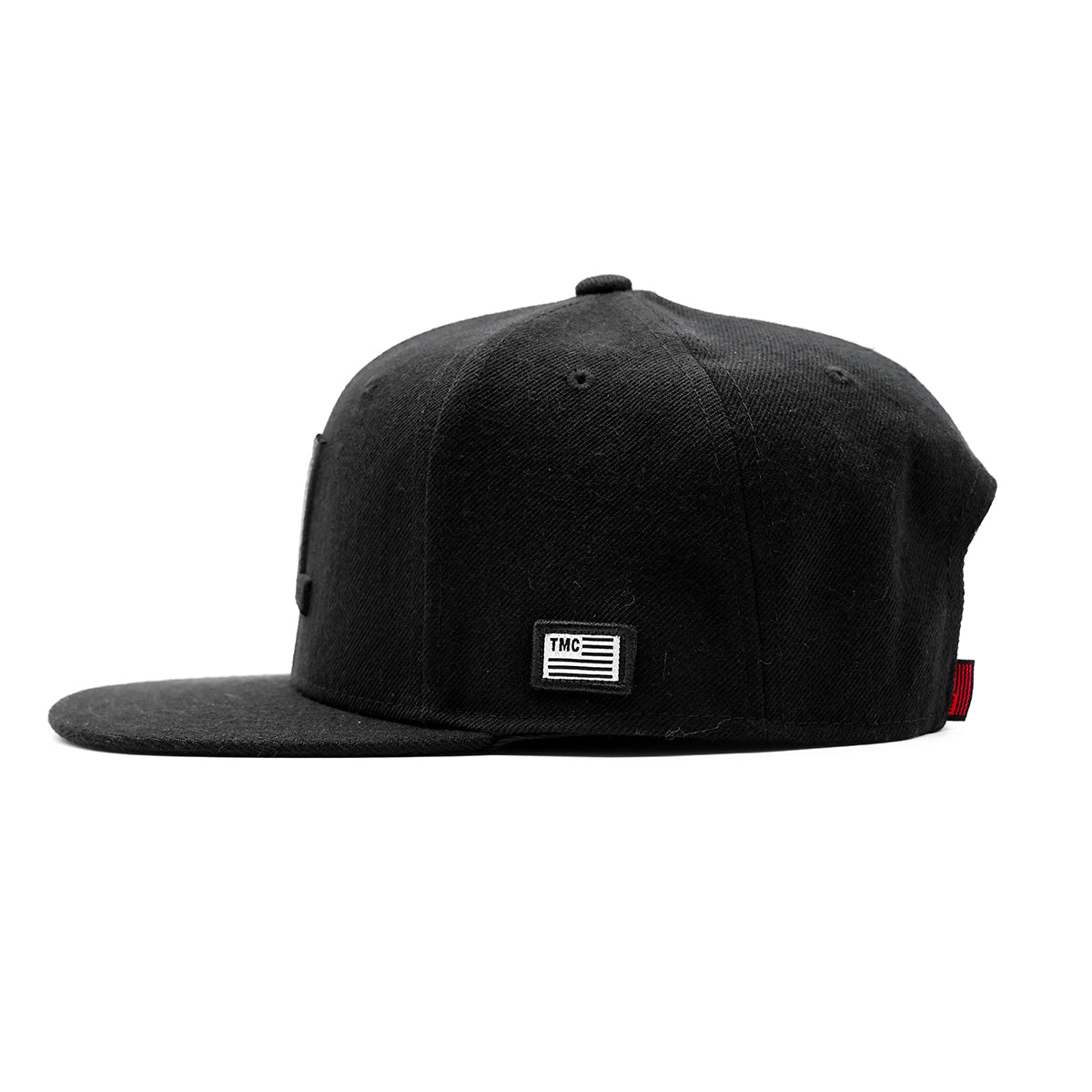 Victory Lap Limited Edition Snapback - Black/Black - Side