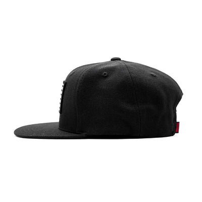 TMC Flag Patch Limited Edition Snapback - Black/White - Side