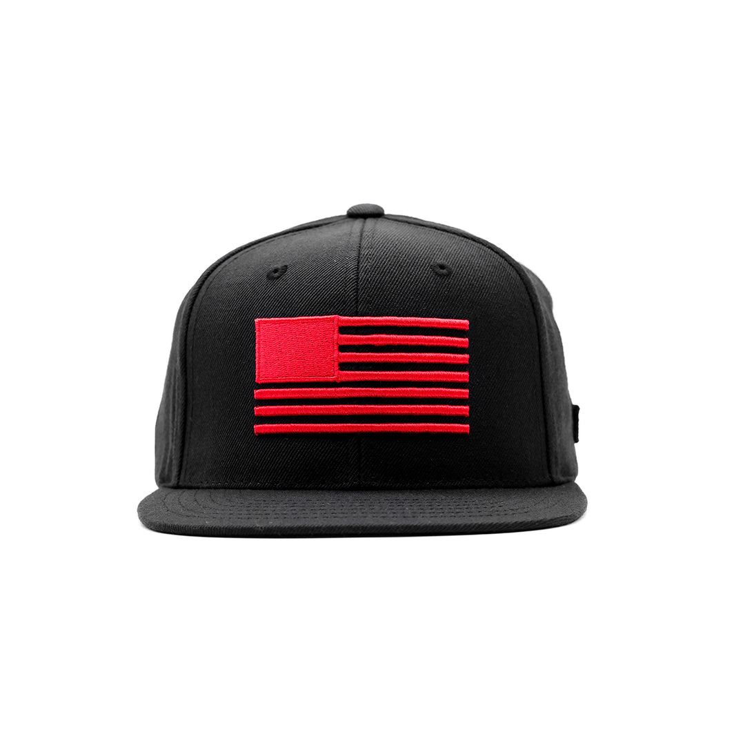 Marathon Block Flag Limited Edition Snapback - Black/Red – The