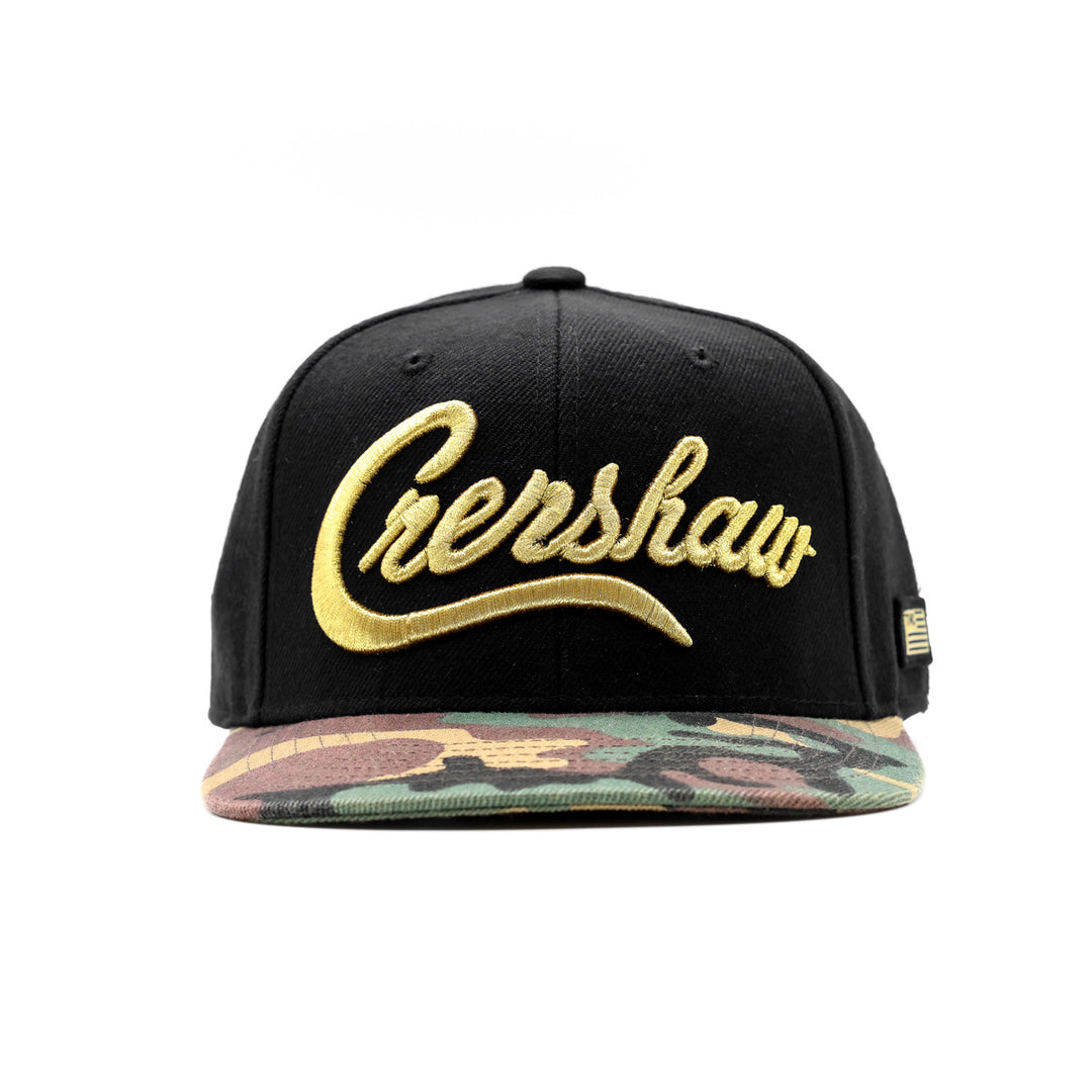 Crenshaw Limited Edition Snapback - Black/Camo [Camo Brim] – The
