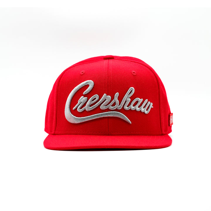 Crenshaw Limited Edition Snapback - Red/Charcoal – The Marathon