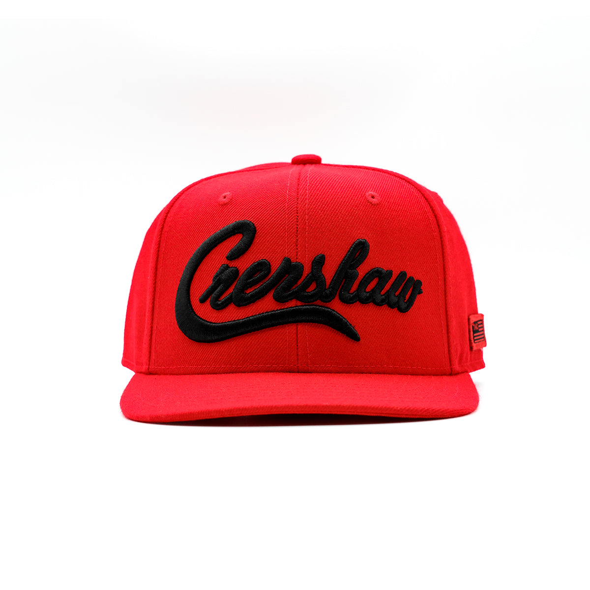 Crenshaw Limited Edition Snapback - Red/Black - Front