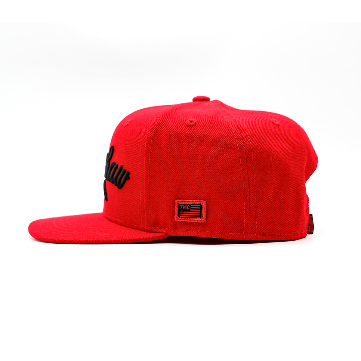 Crenshaw Limited Edition Snapback - Red/Black - Side
