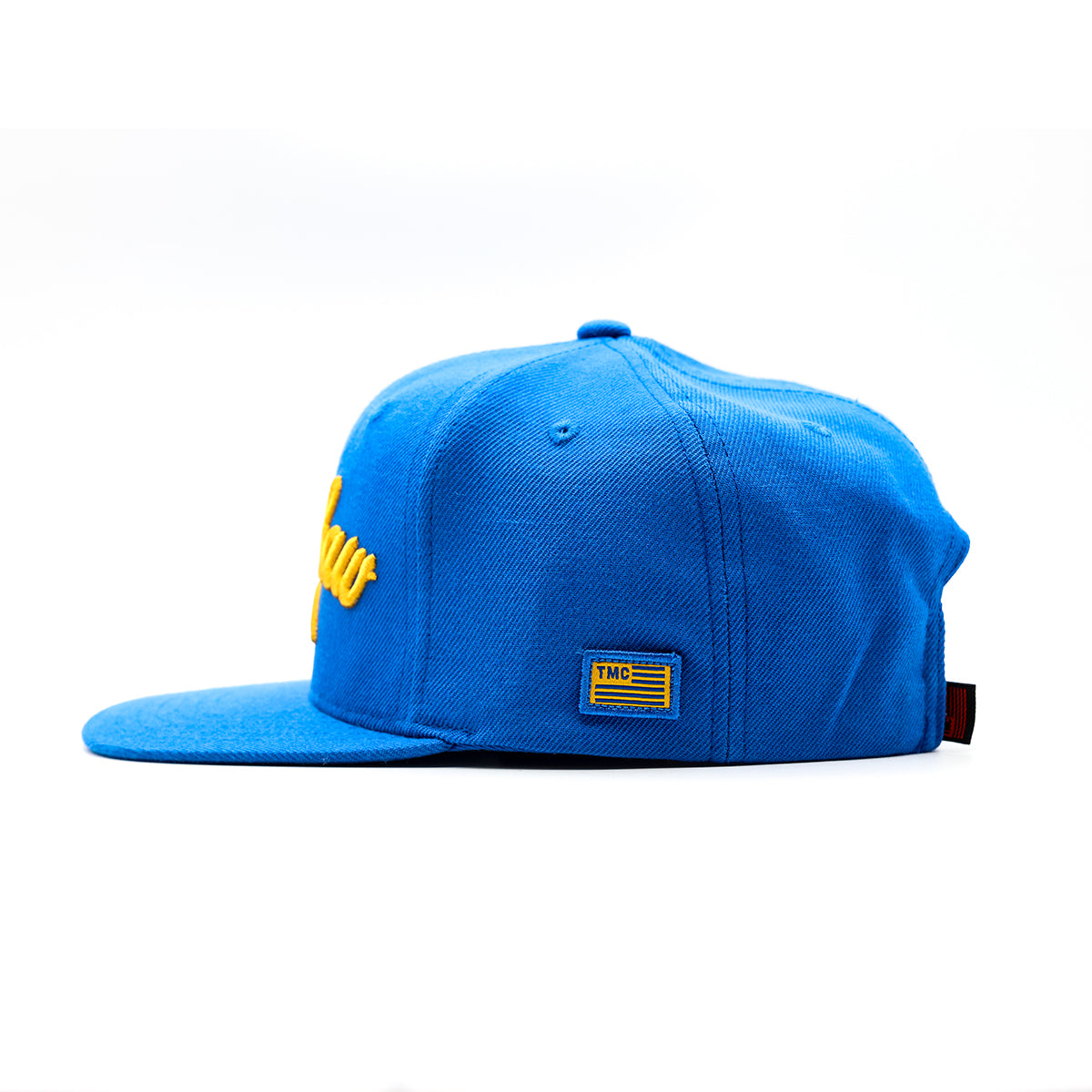 Crenshaw Limited Edition Snapback - Royal/Yellow [3D] - Side