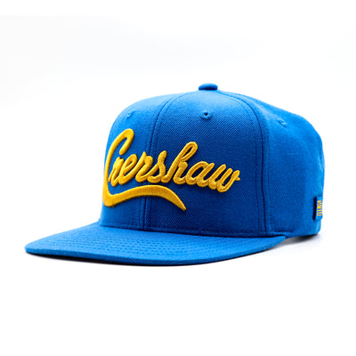 Crenshaw Limited Edition Snapback - Royal/Yellow [3D] - Angle